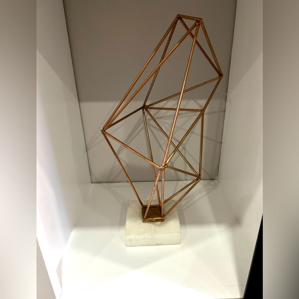 Metal abstract sculpture Decor